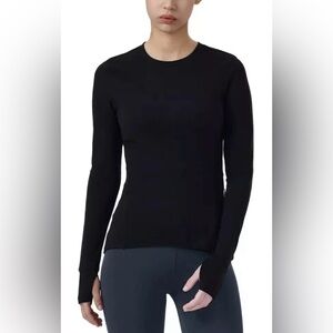 Spyder Ladies' Long Sleeve Active Top - NWOT - Size L - Black